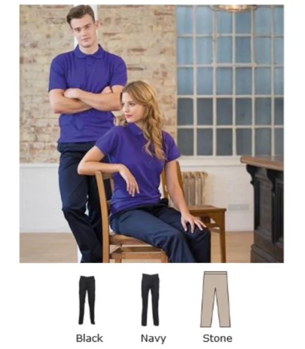 Henbury H641 Ladies Flat Front Chino